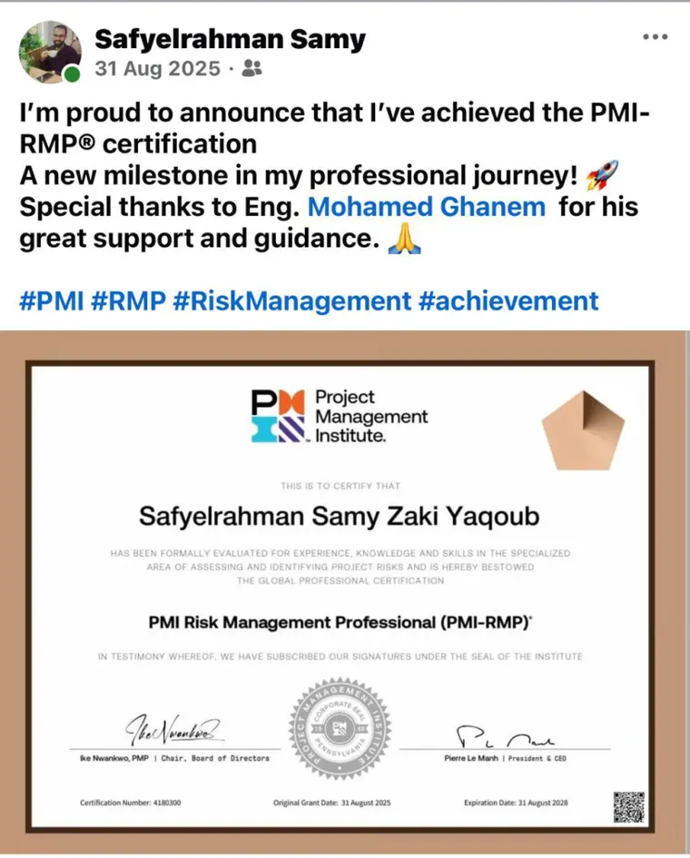 Success post from an Easy PMP graduate