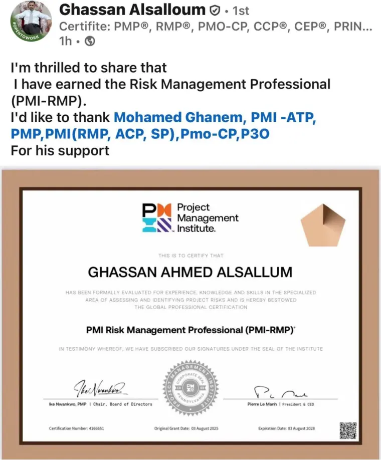 Success post from an Easy PMP graduate